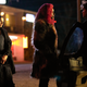 DC Universe’s Titans chilling in front of a motel.